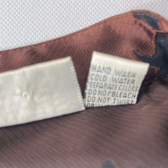 Vtg 90s Chico's Design Tunic Button Top Sz 2 Boho Sheer Burnout Whimsigoth Art - Picture 11 of 12